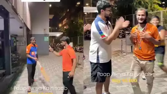 A light-hearted moment on Instagram has brought smiles to people across the internet. A short video captured a group of men inviting delivery boys to join them