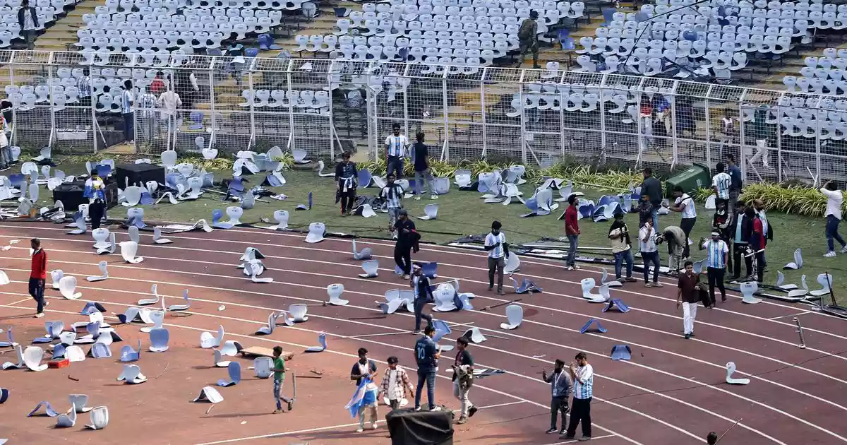 The chief organiser of Argentine footballer Lionel Messi's India tour, Satadru Dutta, was on Sunday denied bail and sent to 14-days police custody