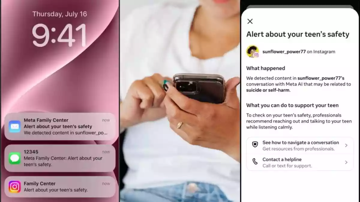 Meta has announced a new safety feature: if a teen brings up suicide or self-harm while chatting with Meta AI, parents will now get notified