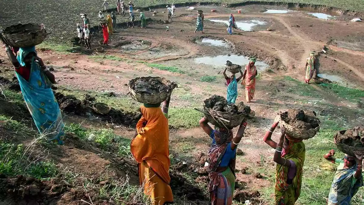 The Mahatma Gandhi National Rural Employment Guarantee Scheme (MGNREGS) witnessed a sharp contraction in its scale and reach in 2025–26