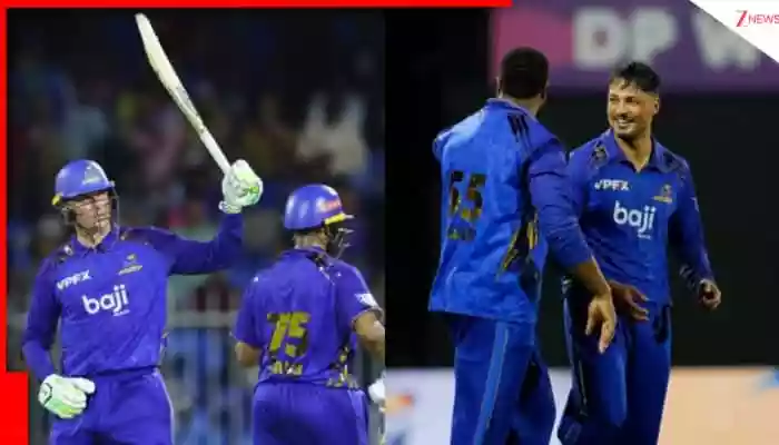 After being put in to bat, Abu Dhabi Knight Riders were kept in check by a disciplined MI Emirates bowling attack and could manage only 120 for 8