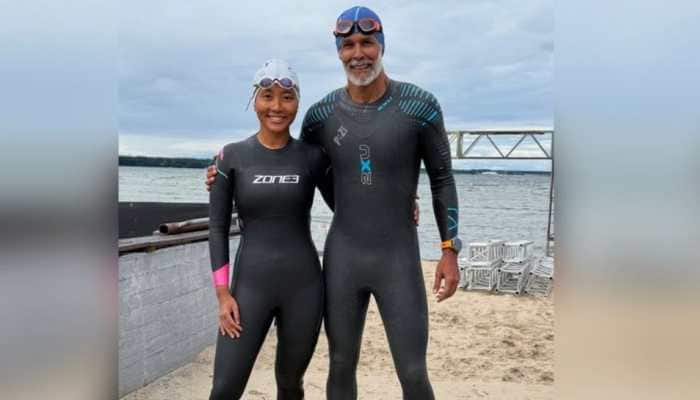 Milind Soman recently participated in the Ironman Triathlon in Estonia, marking his return to the challenging event after a decade. He was joined by his wife, Ankita Konwar, who completed her first 70.3 half Ironman, and over 80 other Indian participants