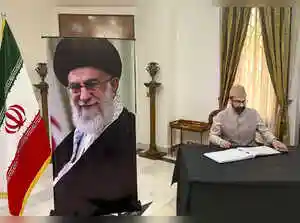 A delegation from Srinagar, led by Mirwaiz Umar Farooq, met with Iran's ambassador in New Delhi. They offered condolences for the killing of Ali Khamenei and