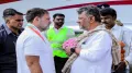 The BJP has criticised Karnataka Chief Minister Siddaramaiah and Deputy Chief Minister DK Shivakumar for their decision to welcome Congress MP Rahul Gandhi at