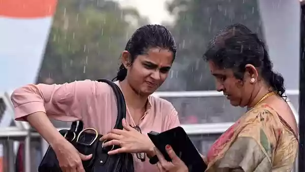 Moderate rain brought a pleasant change to Delhi's weather on Tuesday after the capital had experienced some of its warmest days in recent times. The downpour coincides with Dussehra and Durga Puja celebrations in the city, raising concerns that the rain could dampen festive pandals. A warning of light rainfall, thunderstorms, and gusty winds was issued in the morning by the weather agency.