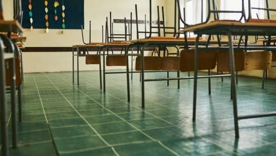 Moderate to very heavy rain disrupted normal life in Himachal Pradesh on Monday, prompting the closure of schools and colleges in eight out of 12 districts, while 685 roads, including three national highways, remained closed for traffic. The local meteorological office sounded a red alert predicting intense spells of rain at isolated places in Kangra and Chamba districts on Monday and asked people to stay cautious.