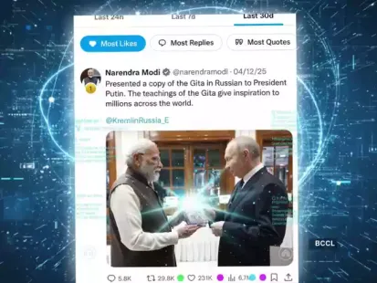 Prime Minister Narendra Modi's digital prowess is evident as eight of his X posts rank among India's top 10 most liked and reposted tweets in the past month