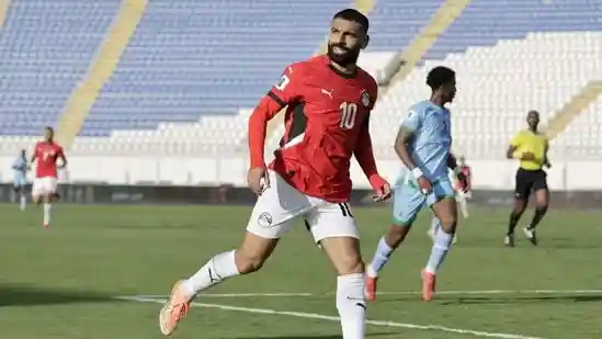 Mohamed Salah is going back to the World Cup with Egypt next summer. The Liverpool superstar scored twice in a 3-0 victory over Djibouti on Wednesday to ensure Egypt will top its African qualifying group with one round to spare. Egypt is the third African team to qualify so far — joining Morocco and Tunisia. Ibrahim Adel also scored for Egypt.Mohamed Salah is going back to the World Cup with Egypt next summer.The Liverpool superstar scored twice in a 3-0 victory over Djibouti on Wednesday to ensure Egypt will top its African qualifying group with one round to spare.Egypt is the third African team to qualify so far — joining Morocco and Tunisia. Ibrahim Adel also scored for Egypt.Salah and Egypt went to the 2018 World Cup, but he was affected by a shoulder injury sustained in the Champions League final weeks earlier, when Liverpool lost to Real Madrid.At that edition, Egypt lost all three of its group games — against host Russia, Uruguay and Saudi Arabia.Egypt will be among nine African teams that directly qualify in the World Cup tournament draw on Dec. 5 in Washington D.C.