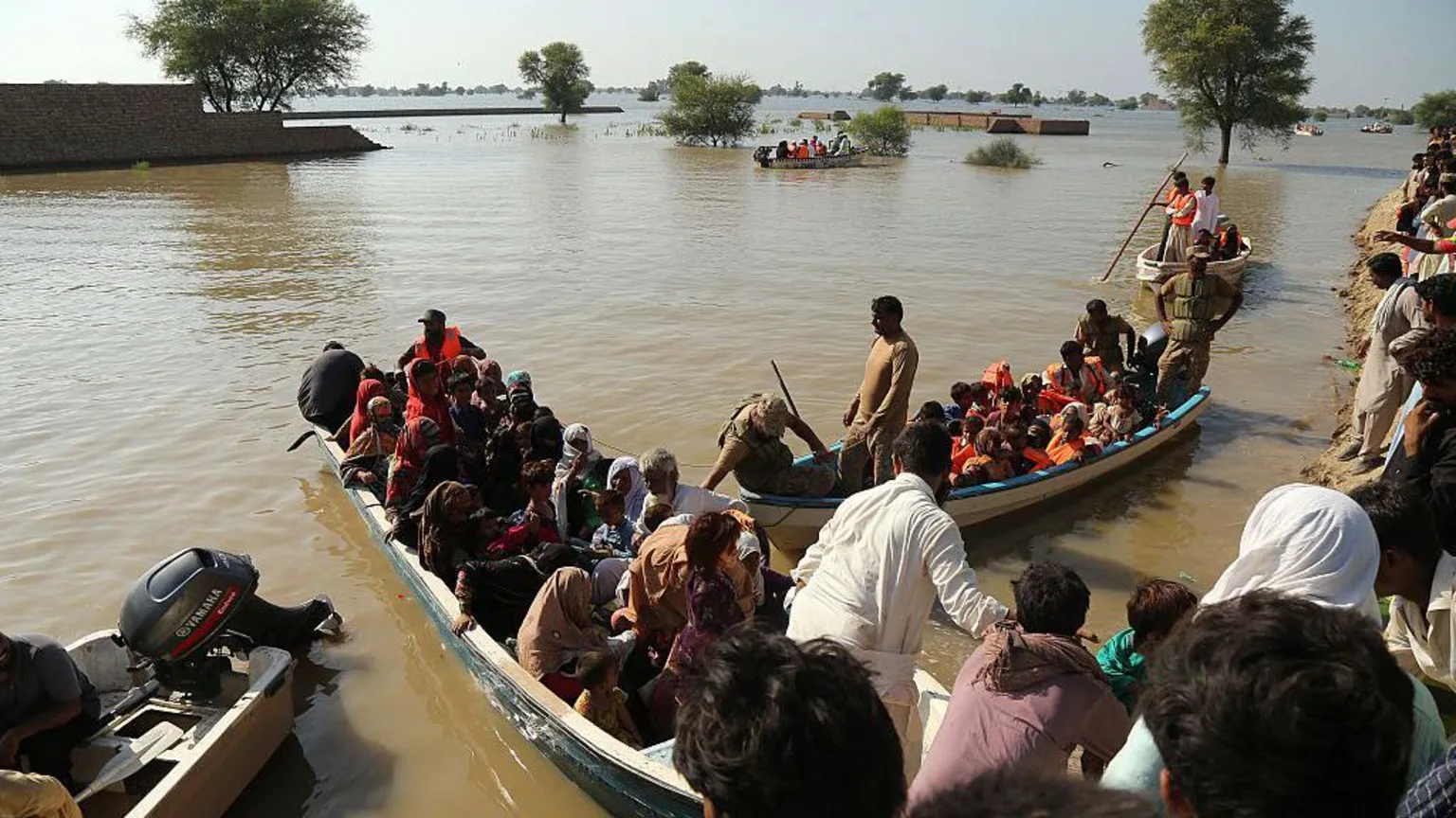 More than two million people have been evacuated in Pakistan's Punjab province as floods sweep the country's eastern region, authorities have said. Another 150,000 have been evacuated in Sindh province, national disaster management chief Inam Haider Malik told reporters on Thursday, warning that the 