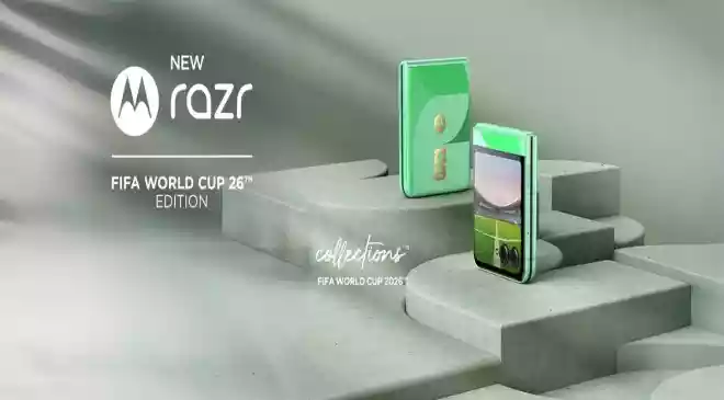 Motorola Razr FIFA World Cup 2026 edition introduced with special FIFA branding and themed software