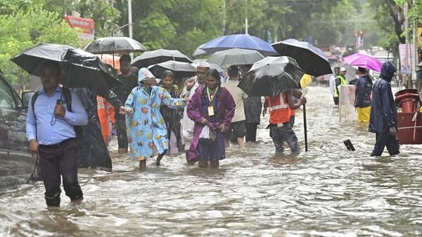 Mumbai is on India Meteorological Department's (IMD) red alert for the second consecutive day as rains continue to pound the national capital. Notably, North Goa, South Goa, Raigarh, Ratnagiri, Mumbai City, Suburban Mumbai, Palghar Sindhudurg and Thane districts are on flash flood risk till 5:30 PM today.