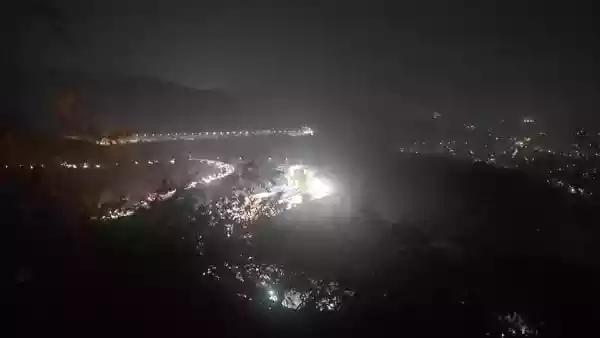 The Mumbai-Pune Expressway was jammed for over 12 hours after a gas tanker reportedly overturned near the Adoshi tunnel in Raigad district on Tuesday