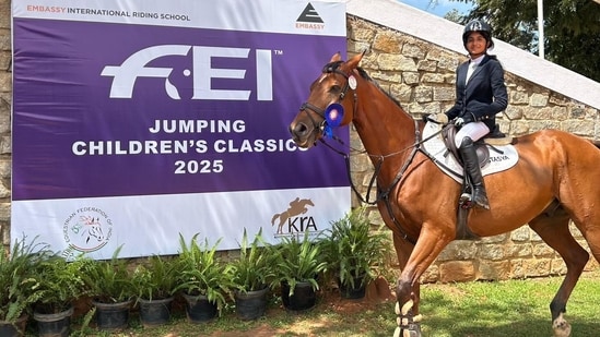 Mumbai's 13-year-old equestrian talent, Stasya Pandya, has earned the honour of representing India at the prestigious FEI Children's Classic Finals - Silver Tour, as per a release from the Equestrian Federation. At the two-round selection trial challenge, held from September 11 to 14, 2025, at The Embassy International Riding School, Bengaluru, Stasya impressed with a clear first round and clocked 43.63 seconds in the jump-off, finishing second among 18 entries. Riding her horse Cougar Des Fees, she skillfully navigated a challenging course of 13 obstacles at a height of 110 cm.