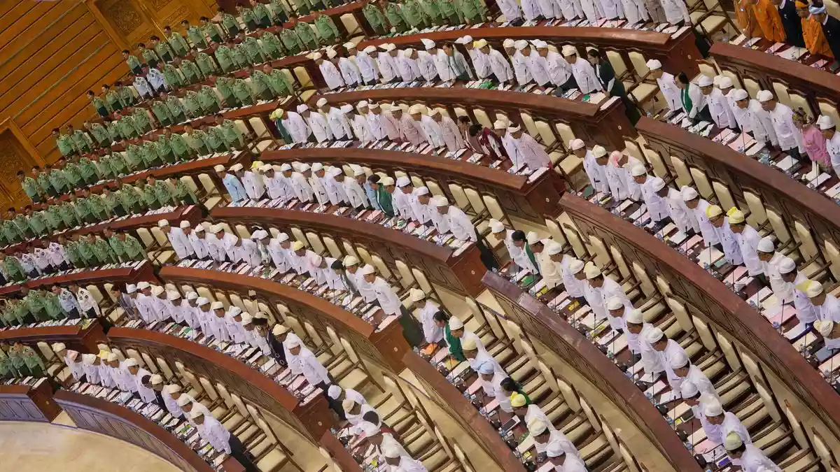 ​Myanmar's Parliament convened on Monday (March 16, 2026) for the first time since a coup five years ago, in ‌one of the final steps in a nominal return to