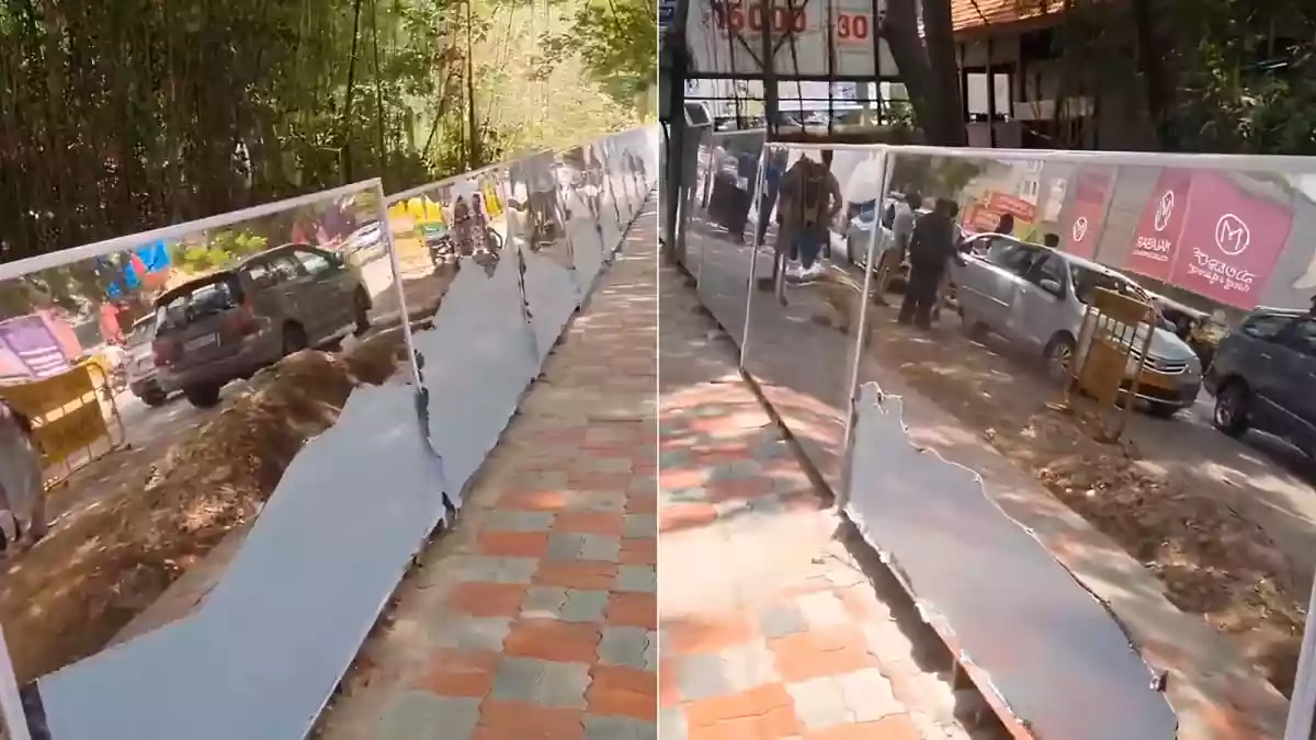 Mysuru’s Mirror-On-Wall Trick To Shame Public Urinators Goes Viral