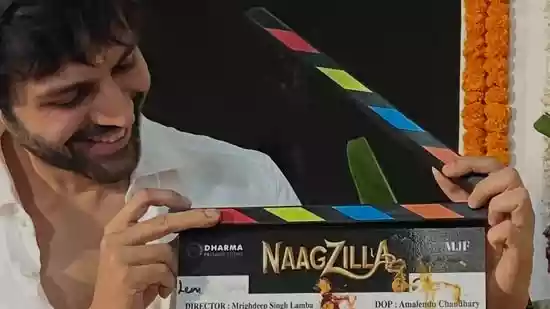 For all Kartik Aaryan fans, we have great news. The shoot for his upcoming film Naagzilla has officially commenced. Karan Johar's Dharma Productions