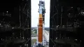 NASA rolled out the Moonbound Artemis II rocket and spacecraft, achieving a 