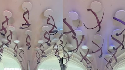 Navi Mumbai Airport Turns Waiting Time Into A Show With Dancing Curtains