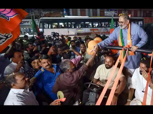 Kerala's Kottayam district sees a unique political contest as veteran P C George and his son Shone George vie for votes as NDA candidates