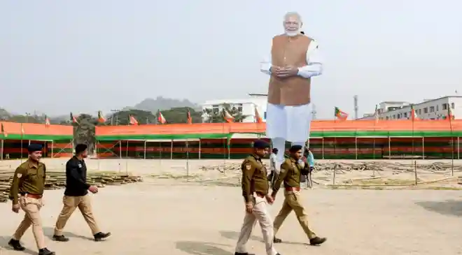 Prime Minister Narendra Modi will be in Assam on Saturday, beginning his visit at the Emergency Landing Facility (ELF) near Dibrugarh