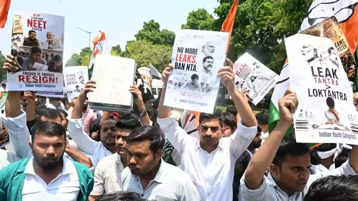NEET paper leak row
