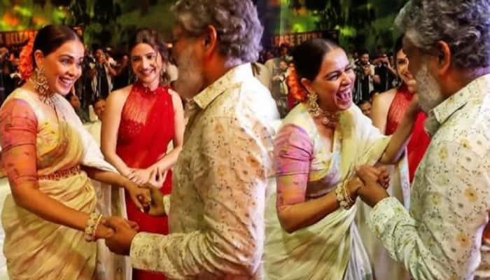 New Delhi: A heartwarming moment has taken the internet by storm, a video capturing actress Genelia Deshmukh and acclaimed director S.S. Rajamouli reuniting nearly two decades after their first collaboration has gone viral. The reunion took place at the pre-release event of Genelia's upcoming film Junior, and fans couldn't get enough of their genuine camaraderie.