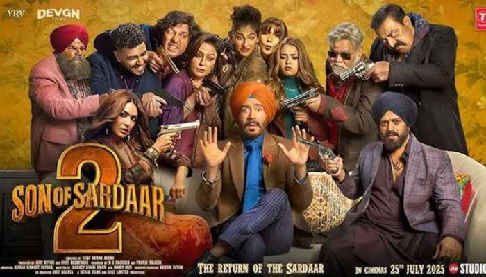 New Delhi: Ajay Devgn-starrer Son of Sardaar 2 is comedy film, directed by Vijay Kumar Arora. Fans have been waiting for this sequel to the 2012 release by the same name 'Son of Sardaar'. The movie features Ajay Devgn, Mrunal Thakur, Ravi Kishan and Sanjay Mishra. It is also the posthumous film of Mukul Dev.