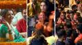 <h4>Nita Ambani chants ‘Bappa Morya’; Radhika and Anant Ambani dance their hearts out at Ganesh Visarjan</h4><h4>The Ambani family's