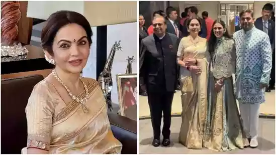 Nita Ambani keeps it classy in saree
