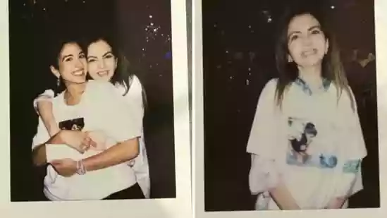 Nita Ambani wears T-shirt with Radhika's pic