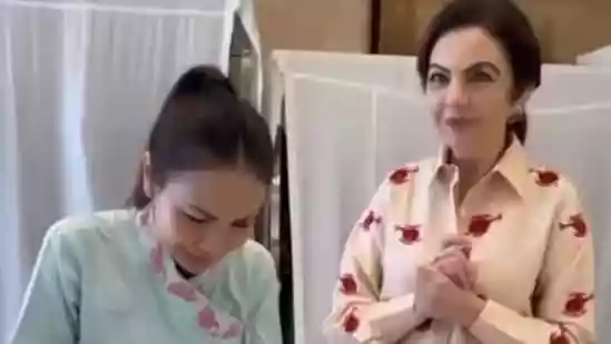 Nita Ambani wore the cutest printed set to celebrate staff member's birthday