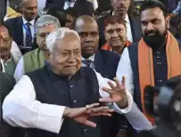 The governor accepted his resignation and asked him to continue as caretaker CM till a new government is formed. JD(U) supremo Nitish Kumar on Wednesday
