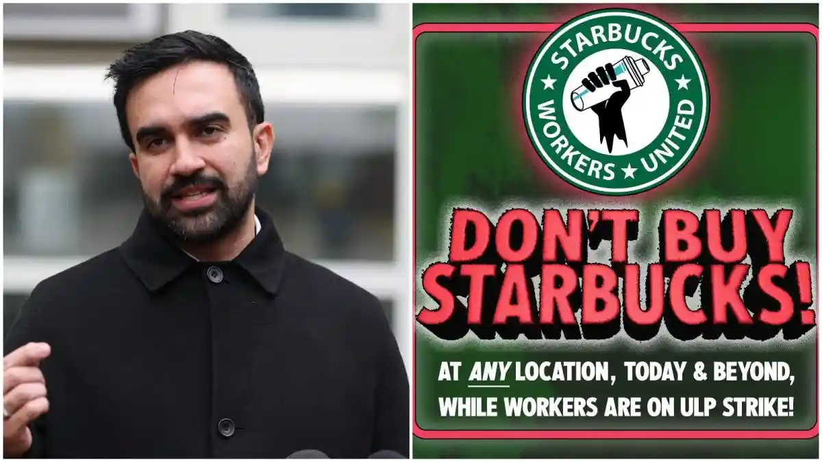 New York City's mayor-elect Zohran Mamdani has publicly declared his support for striking Starbucks workers and urged Americans to join a nationwide boycott of