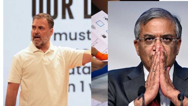 'No deletion of any vote can be done...': EC rubbishes Rahul Gandhi's fresh claim