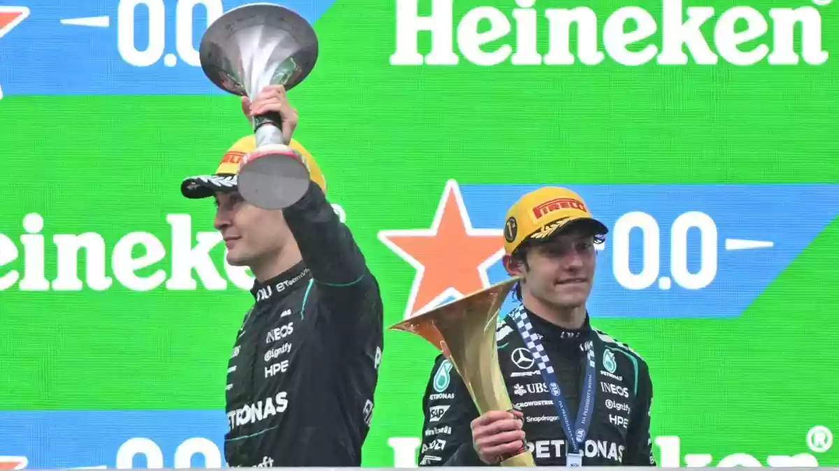 Being labelled the title favourite sounds great… until the pressure kicks in. For George Russell, that expectation has been very real this season at Mercedes