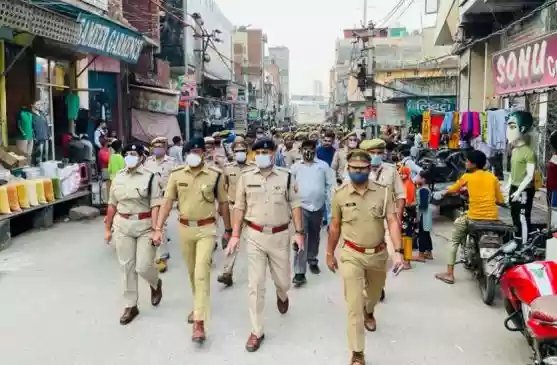 Following major protests by workers in Noida last month, security has been tightened across the district on the occasion of International Labour Day