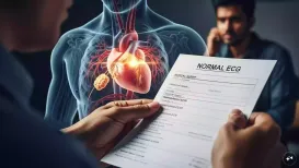 When a person gets an ECG, a stress test, or a blood test done, a reassuring “normal