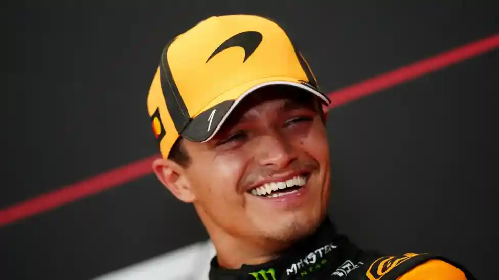 <b>Lando Norris ended the first half of the Formula 1 season with a victory in the Hungarian Grand Prix that he described as 