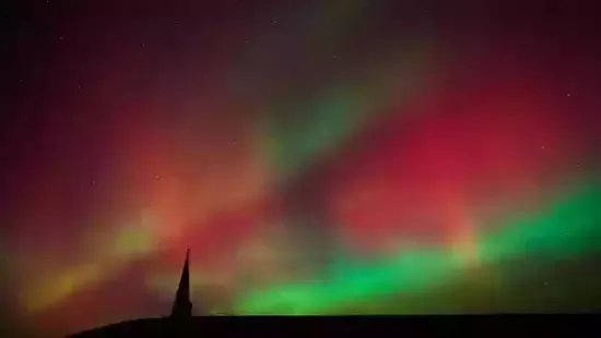 The Space Weather Prediction Center (SWPC) of the National Oceanic and Atmospheric Administration (NOAA) has forecast that the aurora borealis