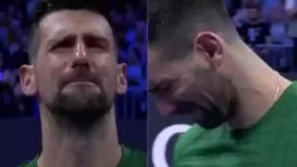 An emotional Novak Djokovic broke down in tears at the Hellenic Championship in Greece, as he watched a video, in tribute to his former mentor Nikola Pilic