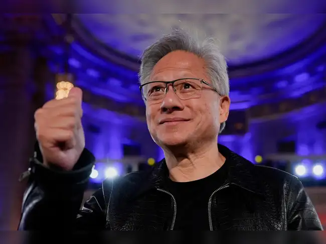 Nvidia CEO Jensen Huang arrived in Taipei on Friday to visit chip foundry partner TSMC, as the world's most valuable company navigates rising friction between Washington and Beijing over access to its industry-leading AI chips.<br><br> 