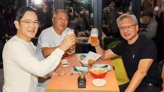 Nvidia CEO Jensen Huang’s ‘love shot’ with Samsung