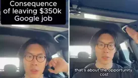 A former Google employee has shared a video recounting his journey after leaving the tech giant. In a video, he reflected on quitting his $350