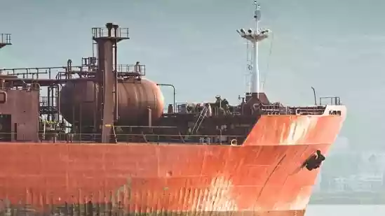 Oil tanker with 15 Indians struck off Oman coast