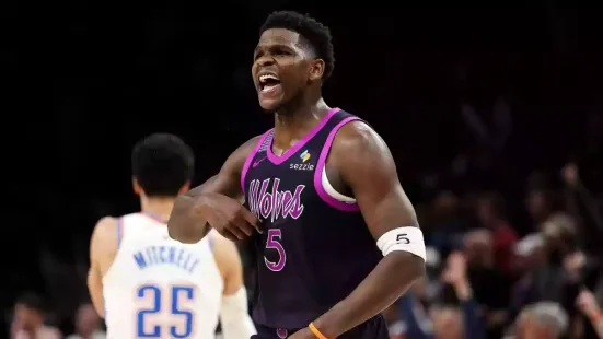 The West-leading Thunder slumped to just their third loss of the season, falling 112-107 to the Minnesota Timberwolves after a late Anthony Edwards dagger on