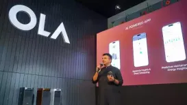 Shares of electric two-wheeler maker Ola Electric extended losses to the tenth session in a row on Tuesday, January 20, as they fell another 5% to ₹33