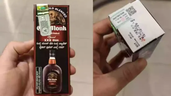 A short video showing Old Monk rum packaged in what looks like a juice-style box has gone viral on Instagram, leaving viewers amused