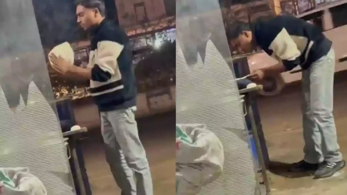 On Cam, Ghaziabad Restaurant Staffer ‘Spits’ On Tandoori Roti