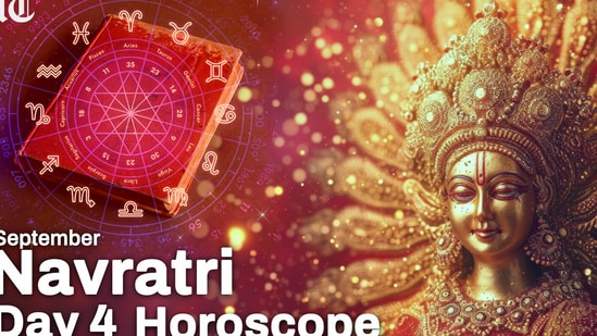 On the fourth day of Navratri, devotees worship Goddess Kushmanda, who is believed to bring light, good health, and prosperity. Her blessings are said to fill lives with energy and balance. Here's what her blessings will bring for each zodiac sign today.