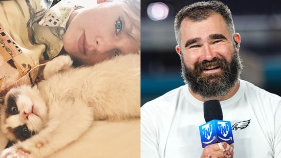 On the latest New Heights episode, Taylor Swift turned a long-running Jason Kelce joke into a mission. The retired NFL center had once told his young daughters that cats are “poisonous” - a playful quip that didn't go unnoticed by the Grammy winner. “It was actually a great challenge because as soon as I got the kids around the cats, it was my goal to prove to them that they're not poisonous,” Swift said.